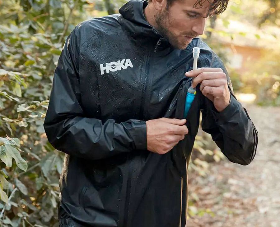 Hoka One One Gore-Tex Shakedry™ Run - Men Jackets - Blue,Australia ILS-409175